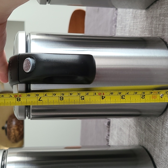 simplehuman canisters; 3 different sizes (see photos). - Picture 11 of 12